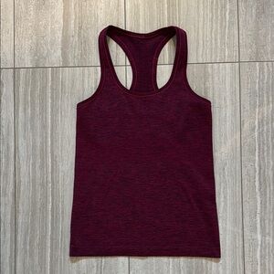 Lululemon Burgundy Racerback Tank